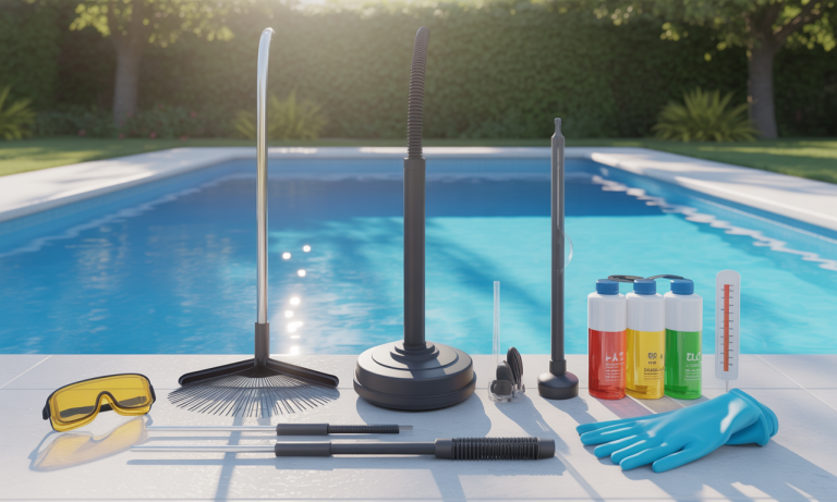 Quels sont les accessoires indispensables pour l&rsquo;entretien d&rsquo;une piscine ?