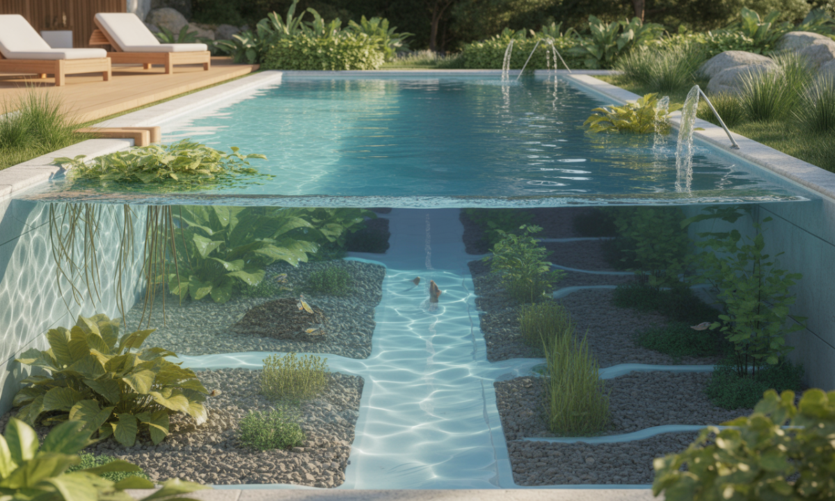 Comment fonctionne la piscine écologique et quels sont ses avantages ? découvrez le fonctionnement d'une piscine écologique et profitez de ses nombreux avantages pour un espace naturel, économique et respectueux de l'environnement.