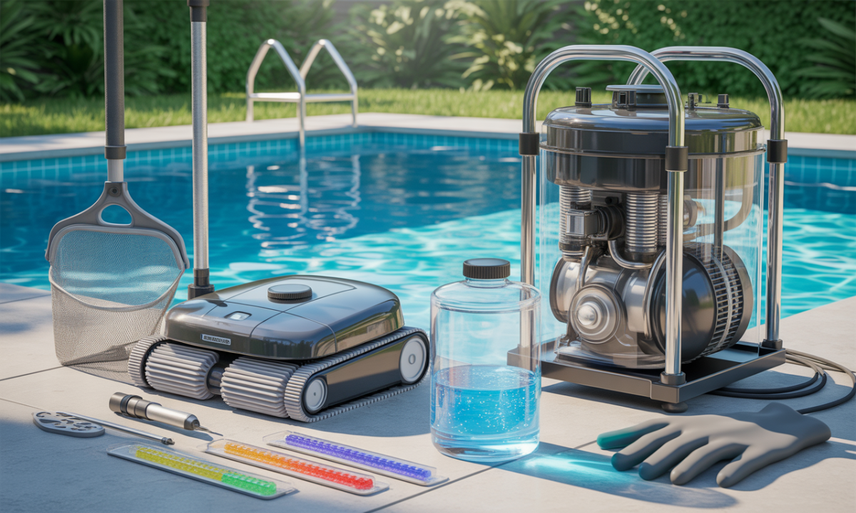 Quels sont les équipements indispensables pour entretenir une piscine ? découvrez les équipements essentiels pour entretenir efficacement votre piscine et assurer une eau propre et saine toute l'année.