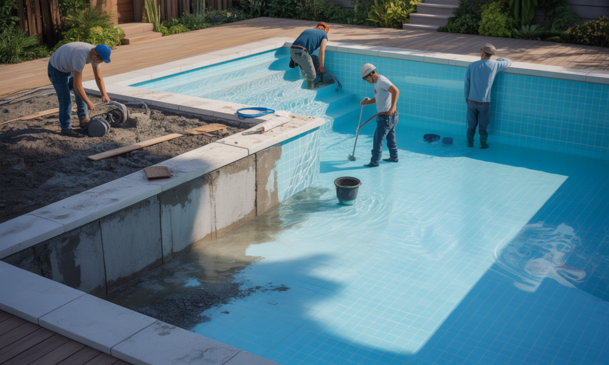 Comment rénover efficacement une piscine ? découvrez les meilleures astuces et conseils pratiques pour rénover efficacement votre piscine, améliorer son esthétique et prolonger sa durée de vie.